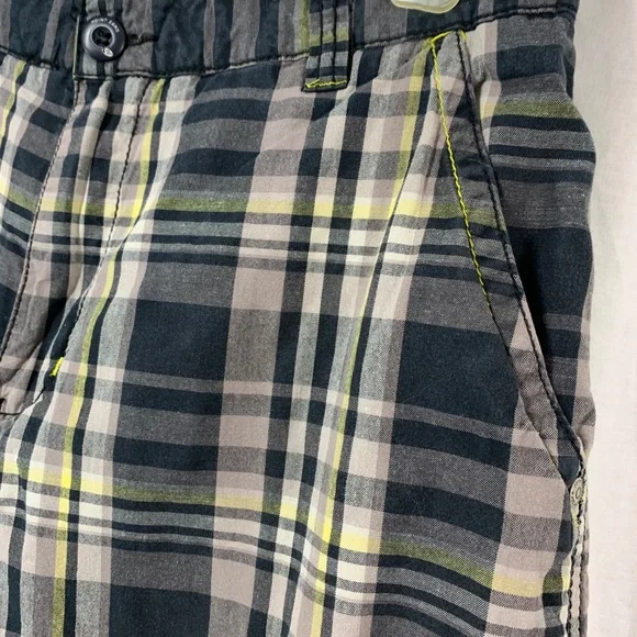POINT ZERO Collection Mens Plaid Yellow & Black - Picture 3 of 11